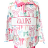 (PRE PURCHASE: ARRIVING LATE OCTOBER) Girls Smocked Plate Put a Bow on It Pullover