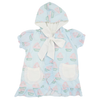 Girls Sailboat Hooded Bow Coverup