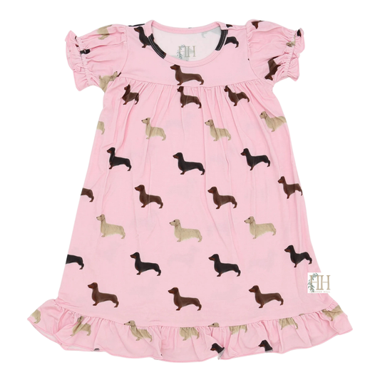 Girls Dachshund Nightgown
