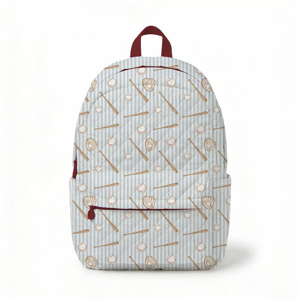 Baseball Quilted Backpack