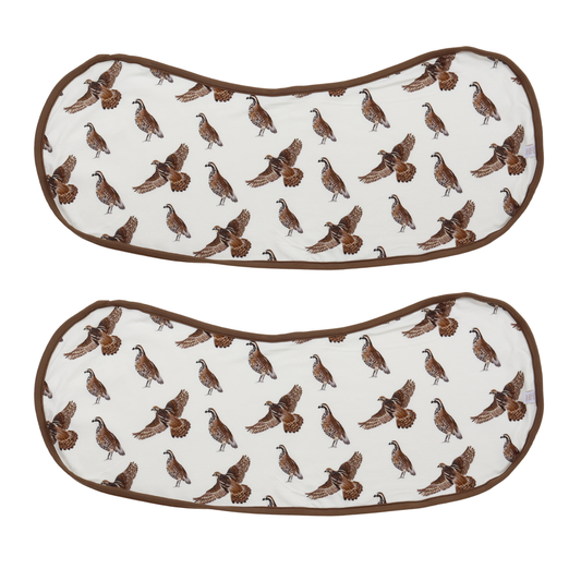 Quail Burp Cloth Bib (Pack of 2)