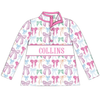 (PRE PURCHASE: ARRIVING LATE OCTOBER) Girls Smocked Plate Put a Bow on It Pullover