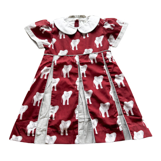 Elephant Pleated Dress