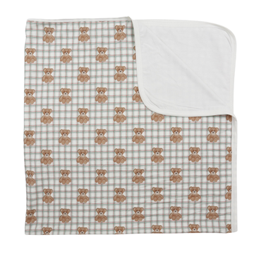 Beary Merry Christmas Stroller Blanket