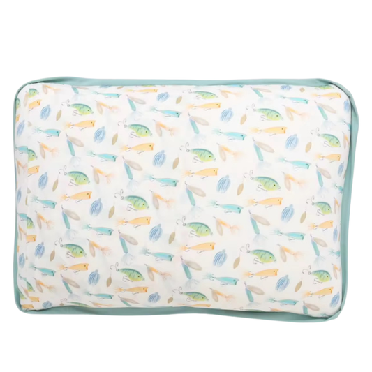 Gone Fishin' Throw Pillow & Pillowcase