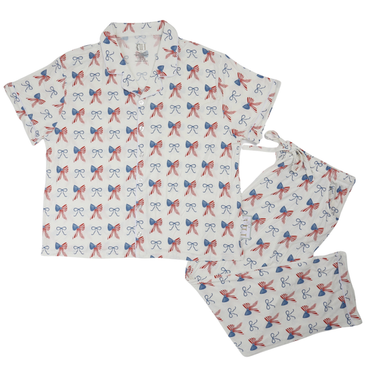 Women's American Bow Loungewear Set