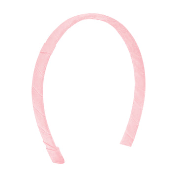 Classic Grosgrain Wrapped Add-a-Bow Girls Headband - Light Pink