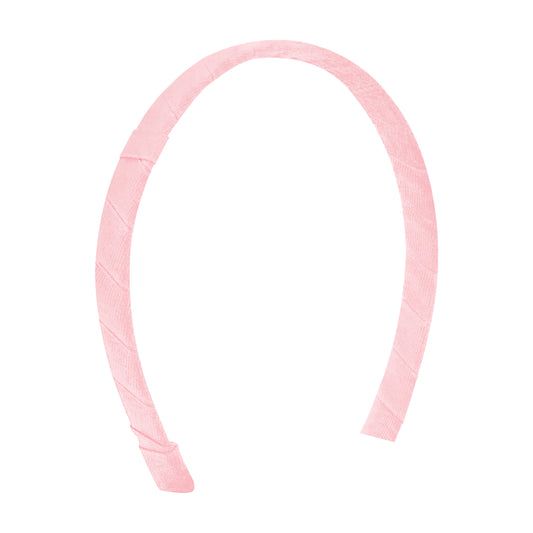 Classic Grosgrain Wrapped Add-a-Bow Girls Headband - Light Pink