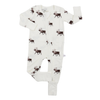 Boys Reindeer Zipper Romper