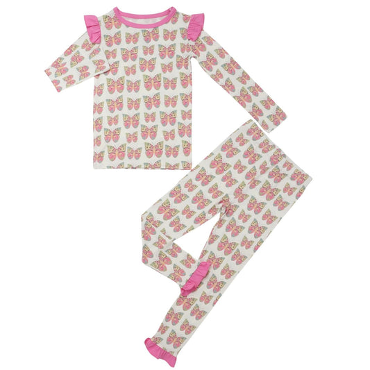 Girls Butterfly Loungewear Set