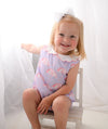 Girls Umbrella Scalloped Collar Bubble