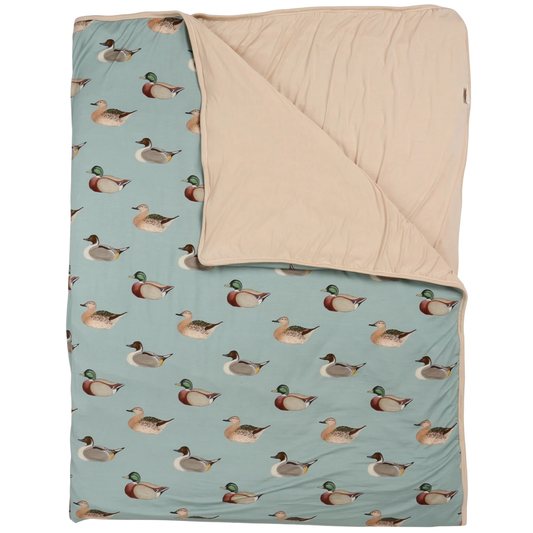 Vintage Duck Twin Size Blanket Cover