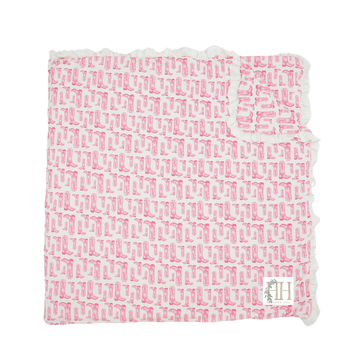 Rodeo Cowgirl Large Blanket