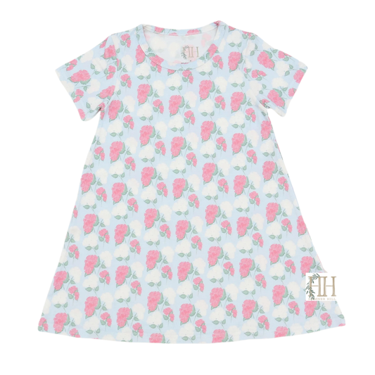 Girls Hydrangea Bamboo Dress