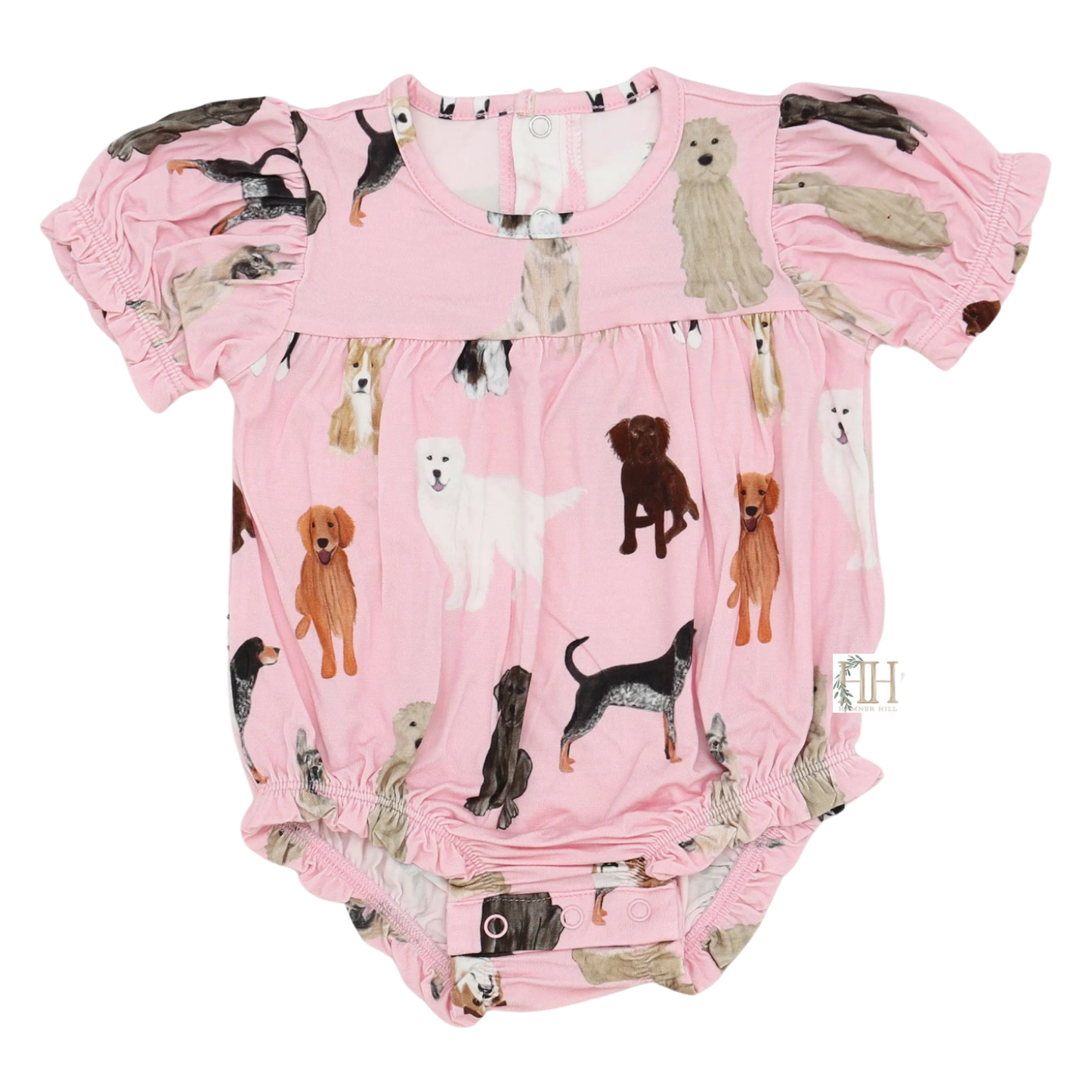 Girls Multi Dog Bamboo Bubble