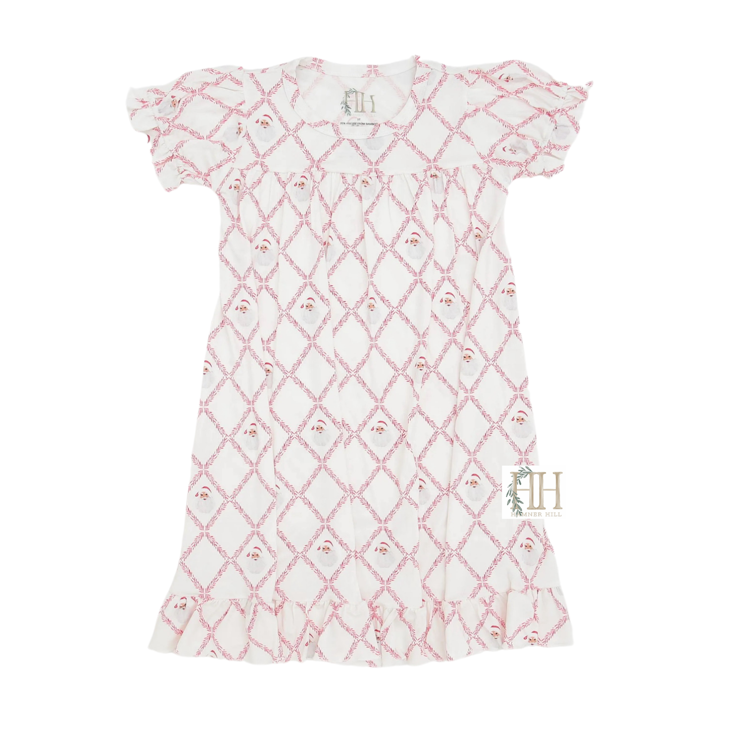 Trellis Santa Nightgown