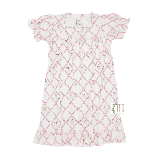 Trellis Santa Nightgown