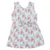 Girls Pink Hydrangea Skort Dress
