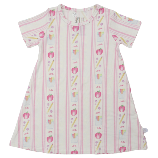 Girls Back to School Bamboo Dress