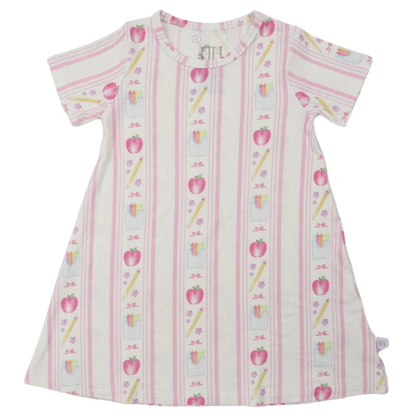 Girls Back to School Bamboo Dress