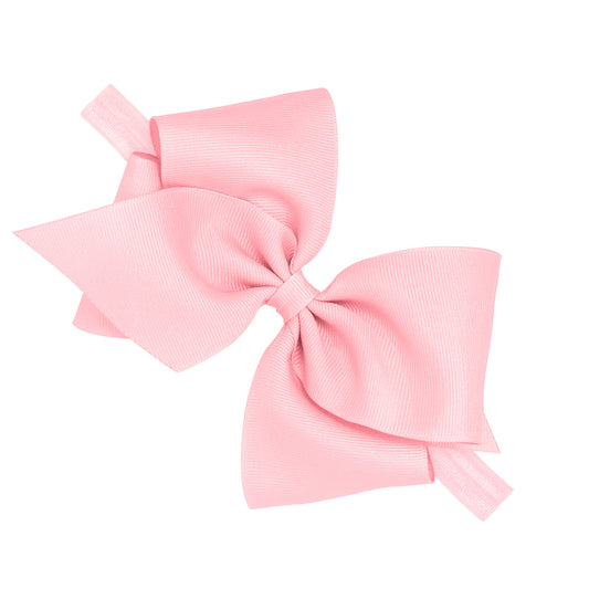 Mini King Classic Grosgrain Girls Hair Bow on Baby Band