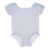 Girls Purple Poppy One Piece Swim
