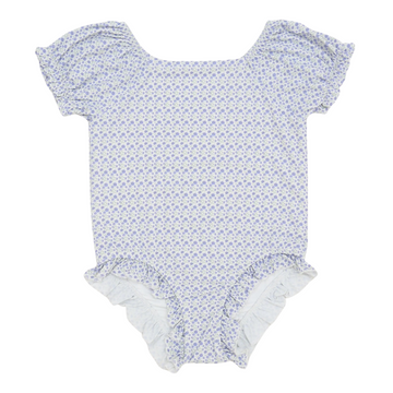 Girls Purple Poppy One Piece Swim