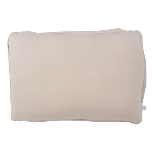 Tan Throw Pillow & Pillowcase