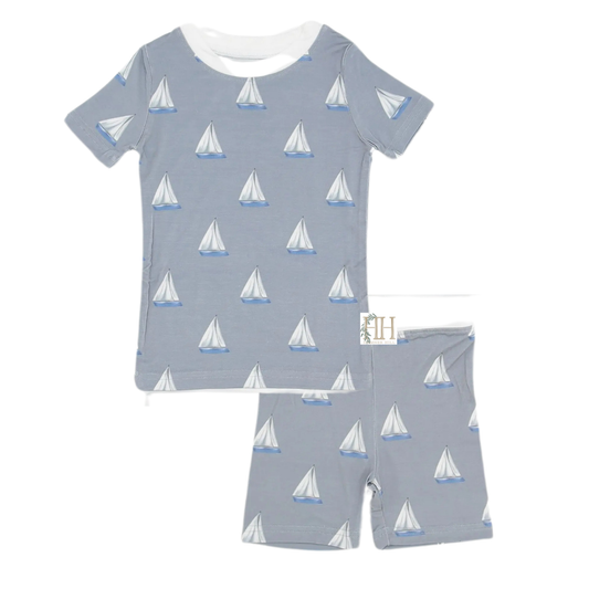 Boys Sail Away Shorts Loungewear Set