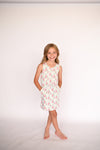 Girls Pink Hydrangea Skort Dress