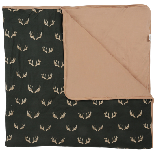 Antlers Large Blanket