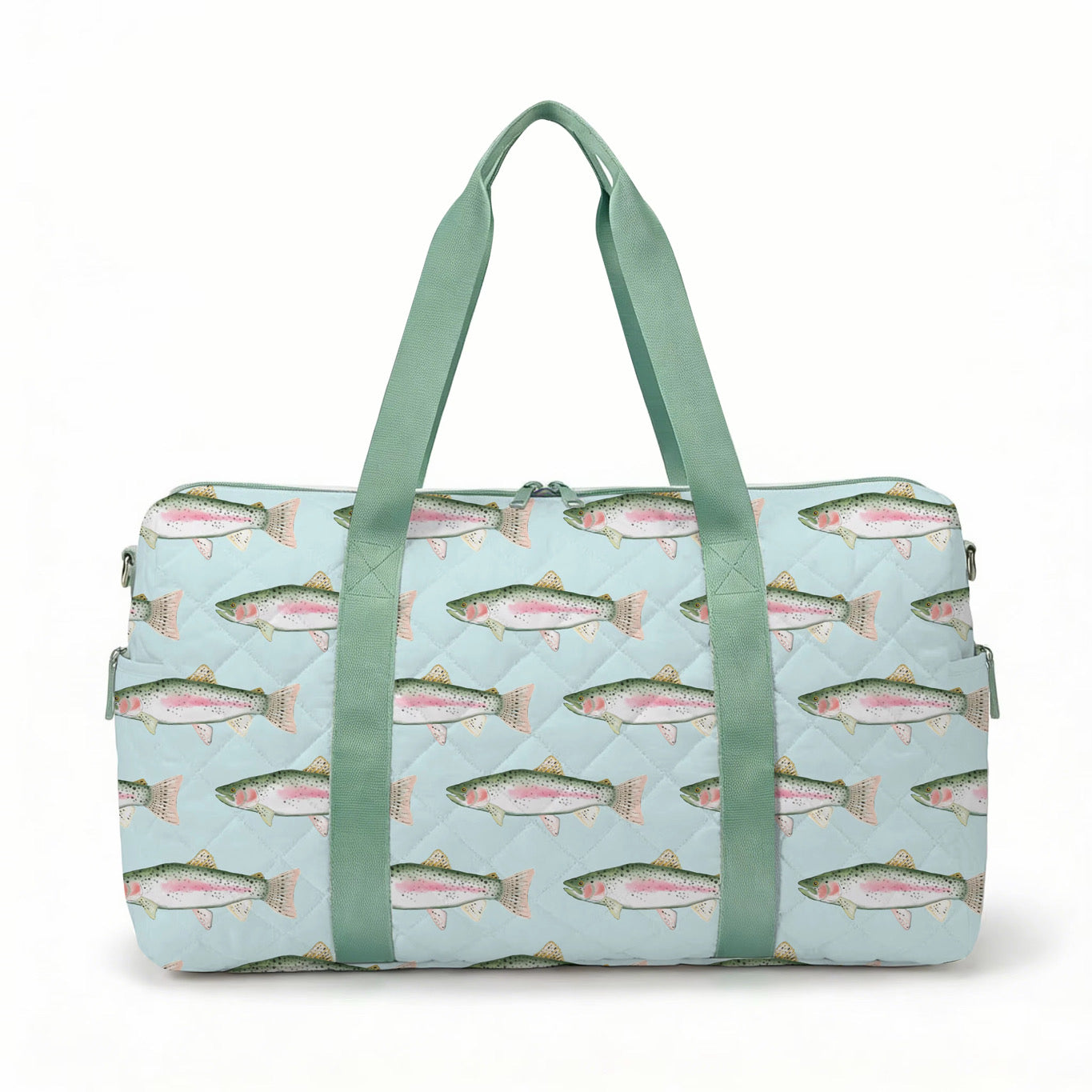 Trout Quilted Duffle Bag