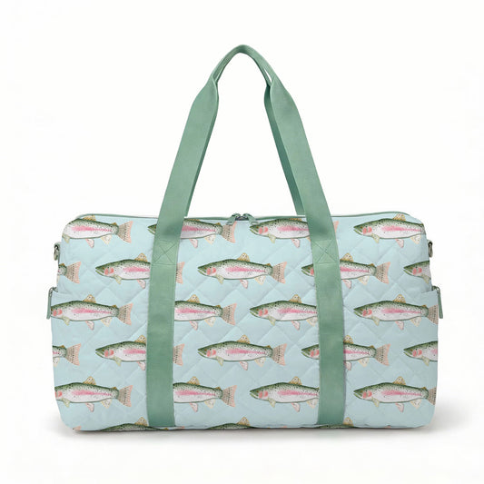 Trout Quilted Duffle Bag