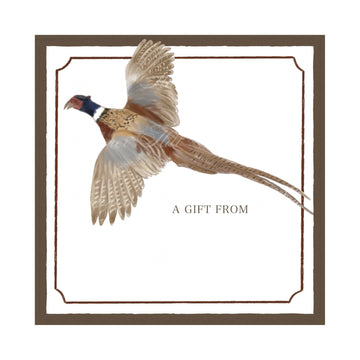 Pheasant Gift Tag
