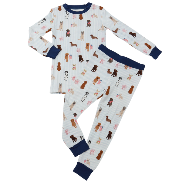 Boys Patriotic Pups Loungewear Set