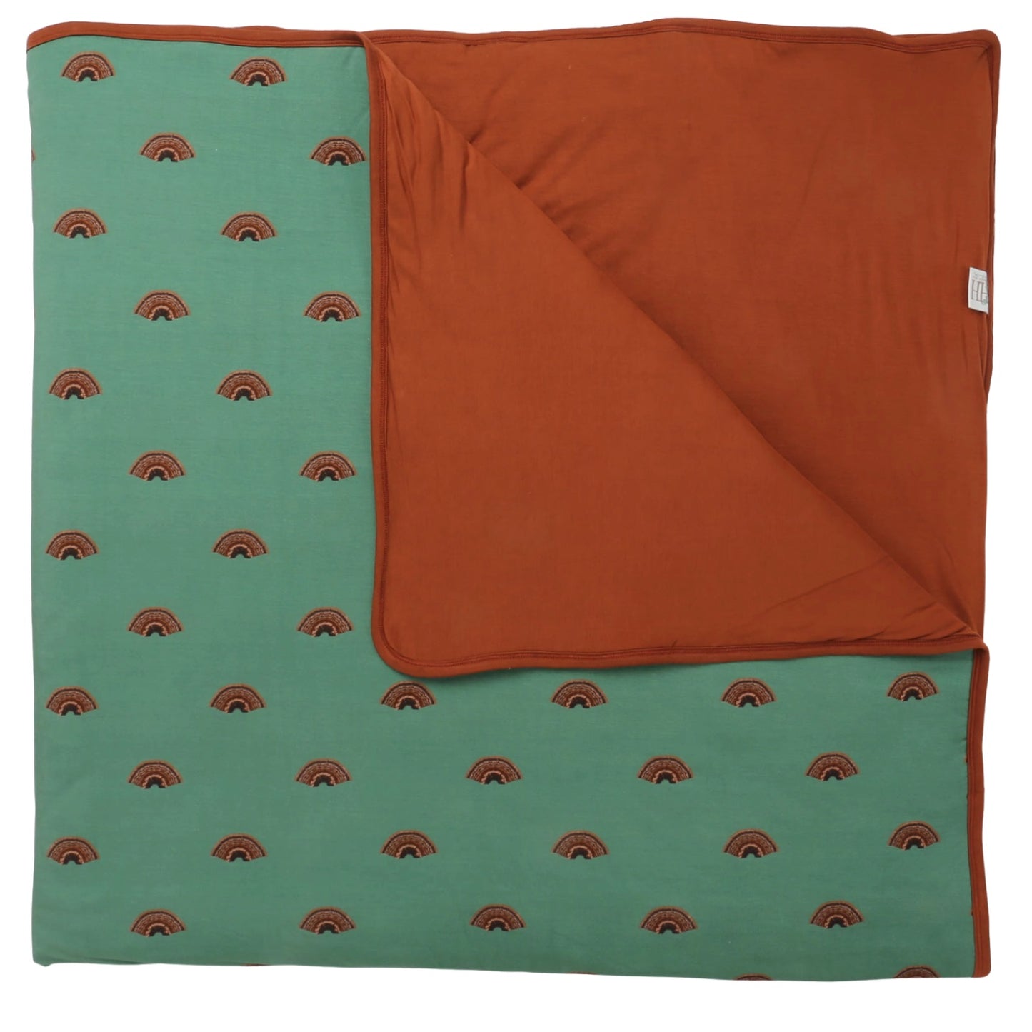 Boys Turkey Fan Large Blanket