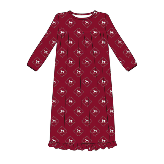 Rocking Horse Long Sleeve Nightgown