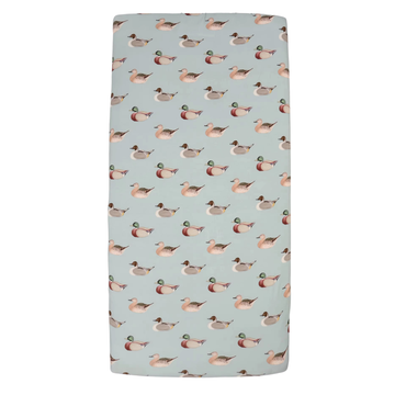 Boys Vintage Ducks Crib Sheets