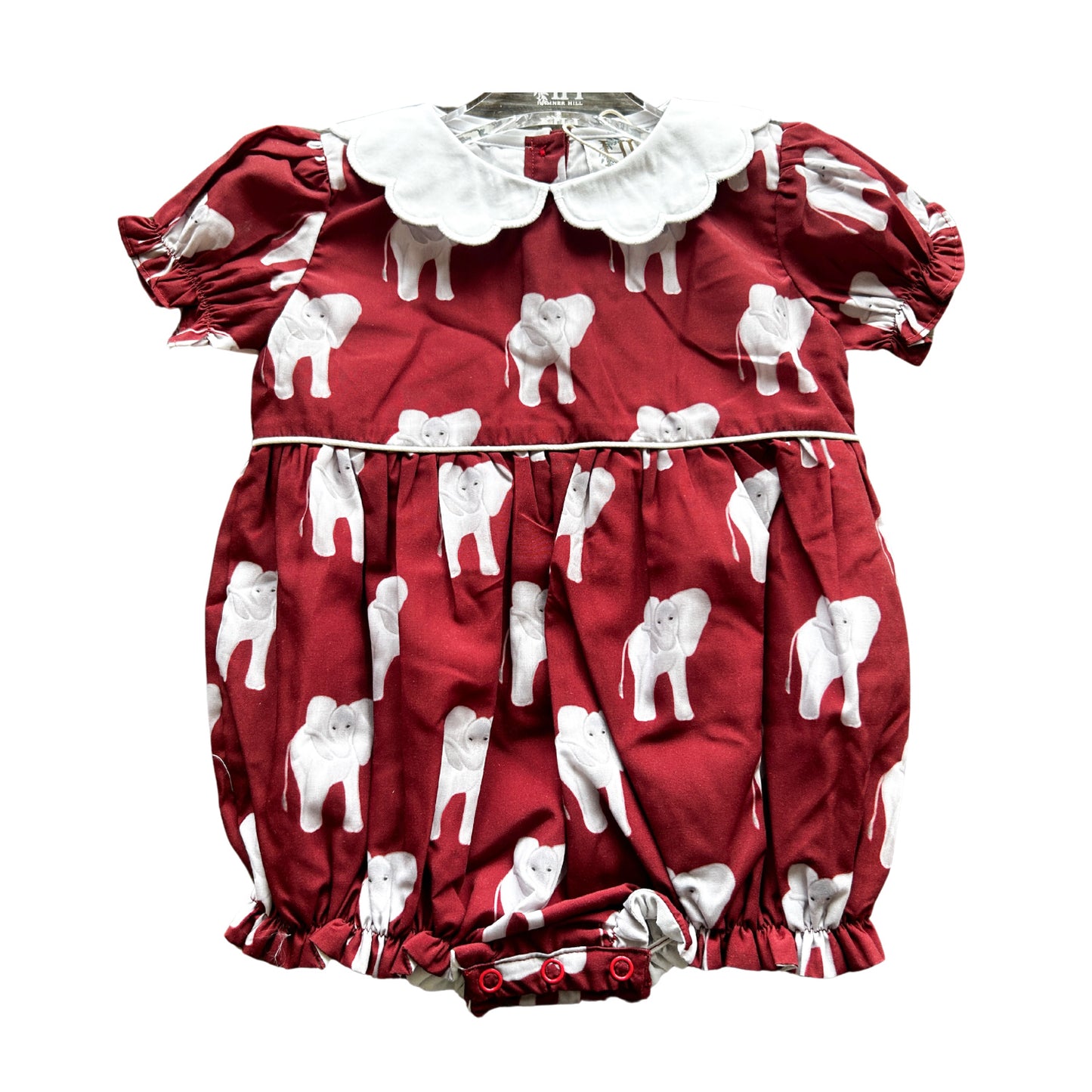 Elephant Scolloped Collar Bubble