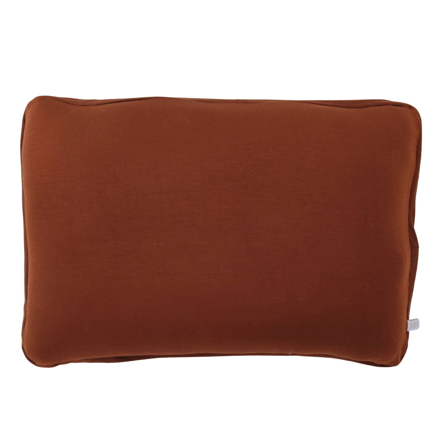 Burnt Brown Throw Pillow & Pillowcase