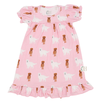 Girls Golden Retriever Nightgown