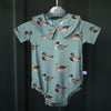 Boys Vintage Duck Collared Bamboo Bubble