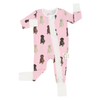 Girls Lab Ruffle Double Zipper Romper