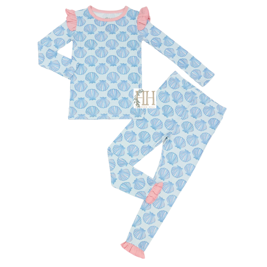 Girls Seashell Loungewear Set
