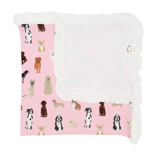 Girls Multi Dog Stroller Blanket