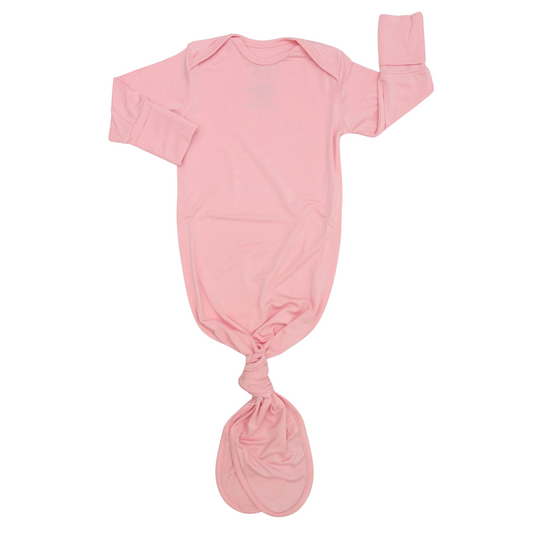 Girls Light Pink Knotted Gown
