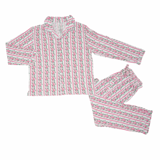 The Lynlee Womens Button Down Pants Set