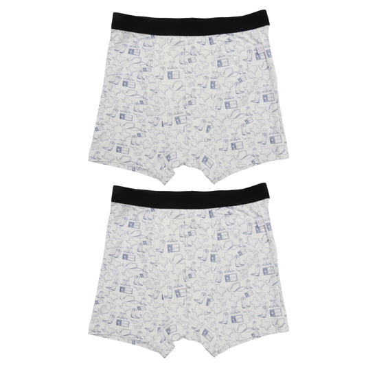 Boys Blue Wild West Underwear (Pack of 2)