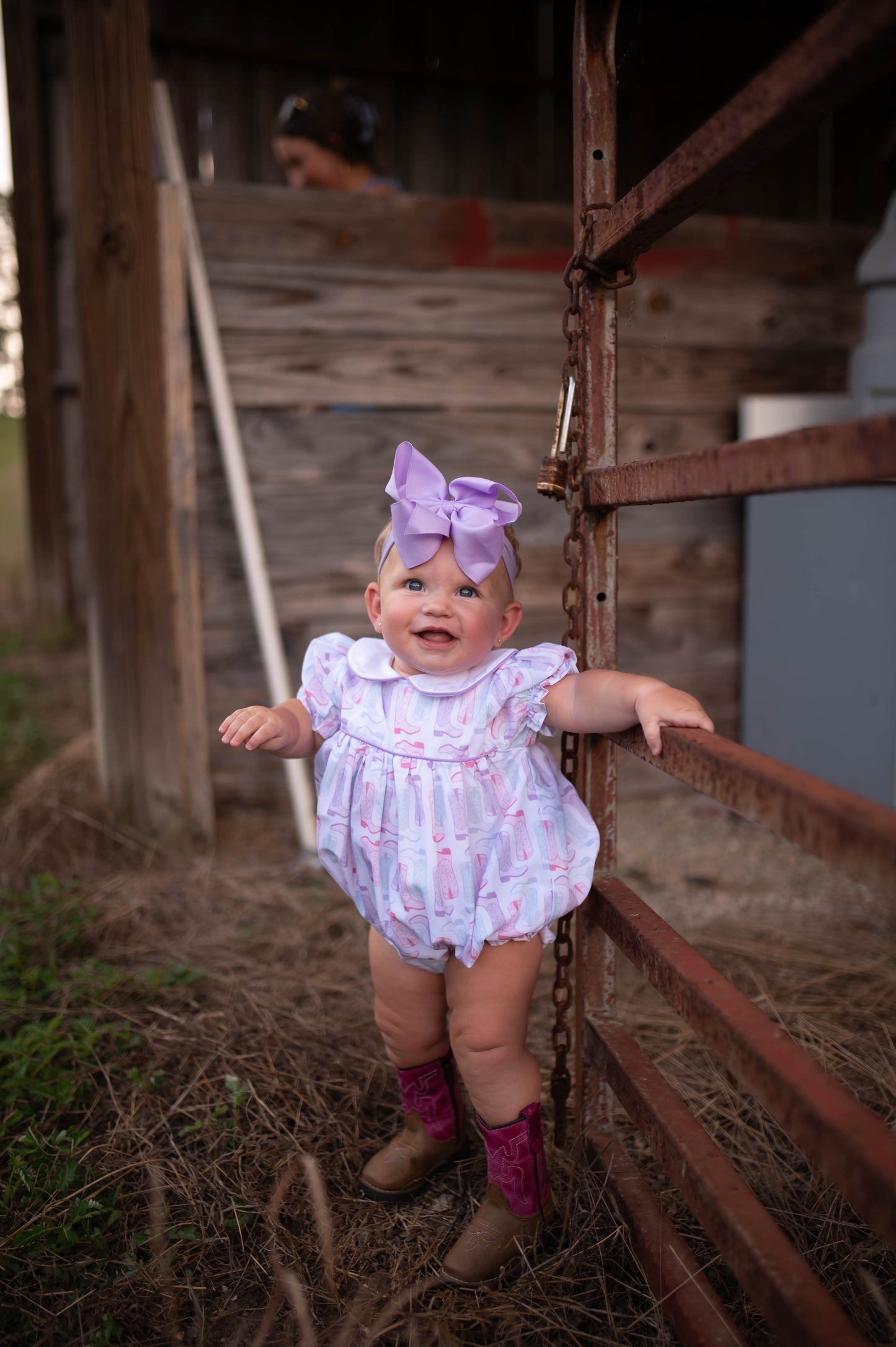 Girls Petals & Spurs Collared Bubble