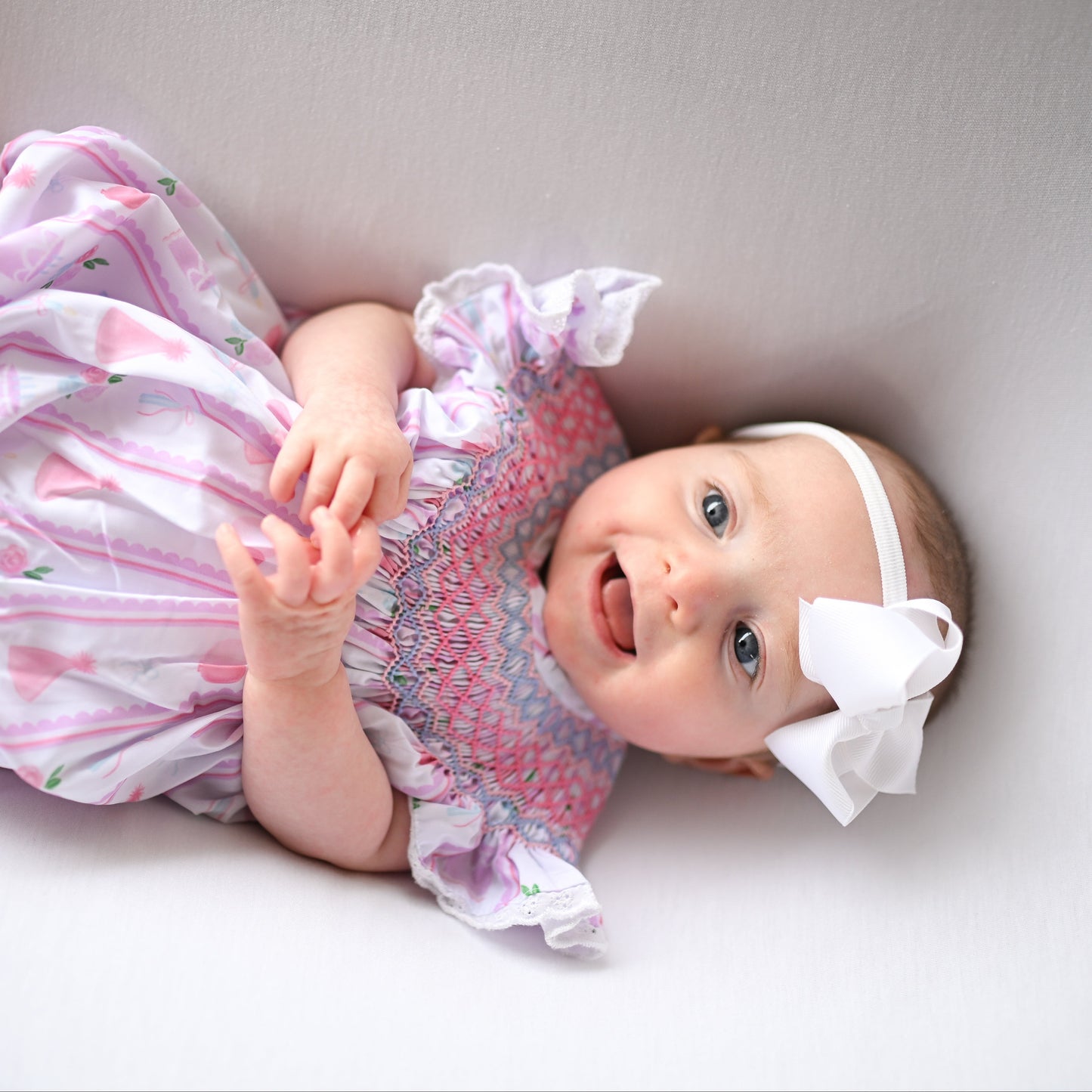 Girls HH 3rd Birthday Smocked Bubble